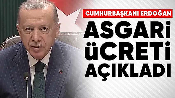 ASGARİ ÜCRET AÇIKLANDI!