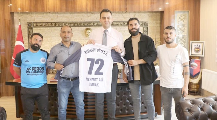 DİCLE SPOR’DAN KAYMAKAM İMRAK’A ZİYARET