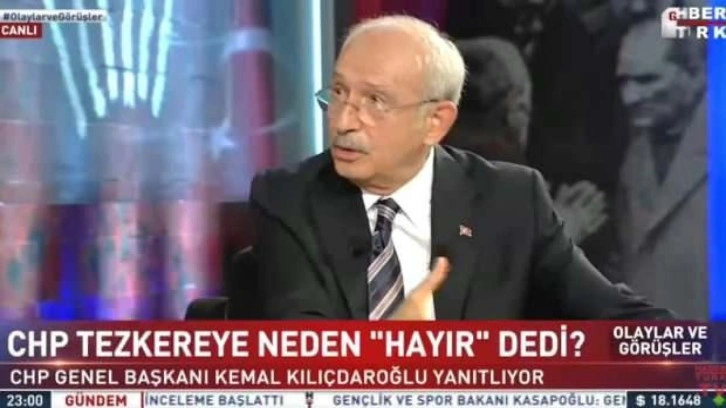 Kılıçdaroğlu'dan canlı yayında 