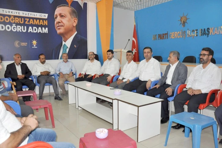 MİLLETVEKİLİ RAMANLI’DAN AK PARTİ GERCÜŞ TEŞKİLATINA ZİYARET