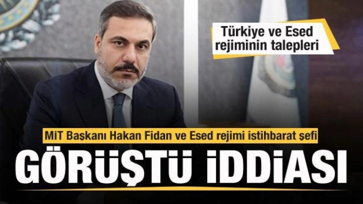 'MİT Başkanı Hakan Fidan ve Esed rejimi istihbarat şefi Ali Memlük görüştü' iddiası