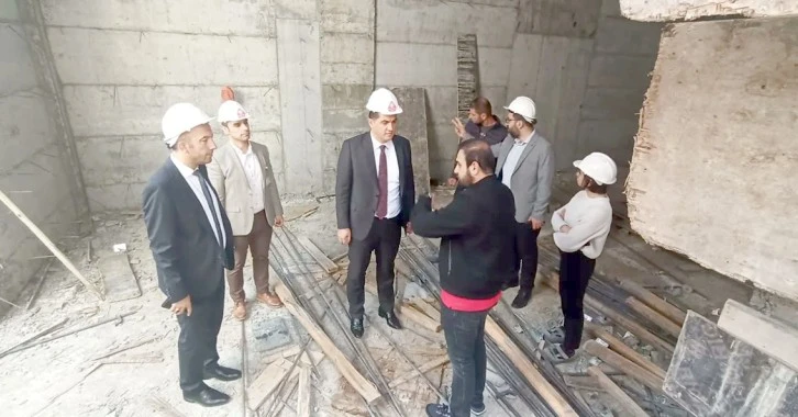 ONKOLOJİ MERKEZİ İNŞAATI SÜRÜYOR