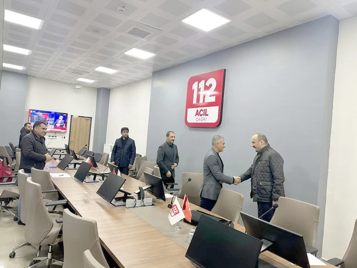  VALİ CANALP’TAN 112 ÇALIŞANLARINA TEŞEKKÜR