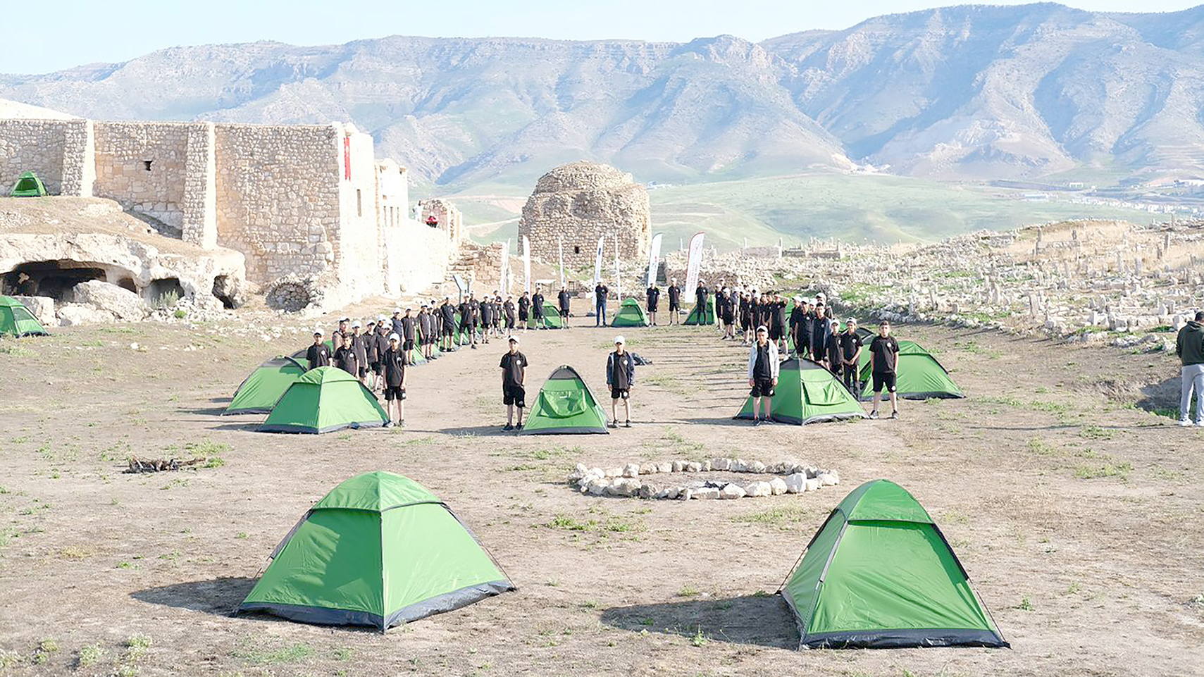 GENÇLİK’TEN 285 KİŞİYLE 7 GÜNLÜK ÇADIR KAMPI