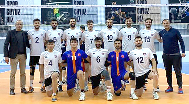 VOLEYBOL ERKEK TAKIMI HÜKMEN GALİP