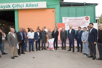 ÇİFTÇİLERE MERCİMEK TOHUMU DAĞITILDI