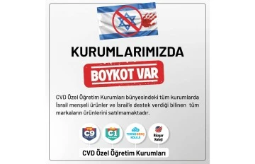 CVD’DEN İSRAİL MENŞELİ ÜRÜNLER İÇİN BOYKOT KARARI