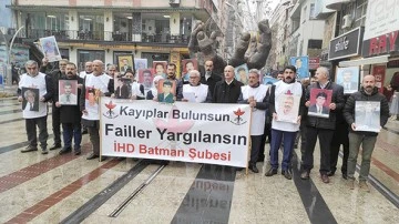 KAYIP YAKINLARINDAN 562. EYLEM