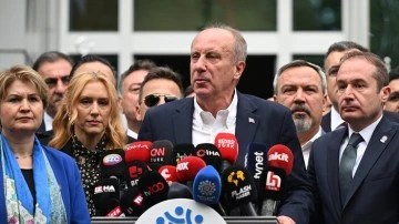 MUHARREM İNCE, CUMHURBAŞKANLIĞI ADAYLIĞINDAN ÇEKİLDİ