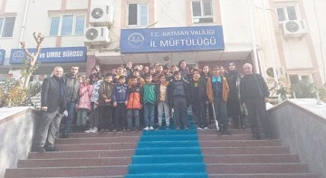 ÖĞRENCİLERDEN MÜFTÜ’YE ZİYARET