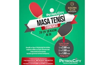 PETROL CİTY’DE ÖDÜLLÜ TENİS ŞÖLENİ!