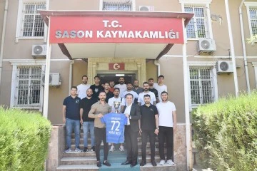 SASON GENÇLİKSPOR’DAN KAYMAKAM METE’YE ZİYARET